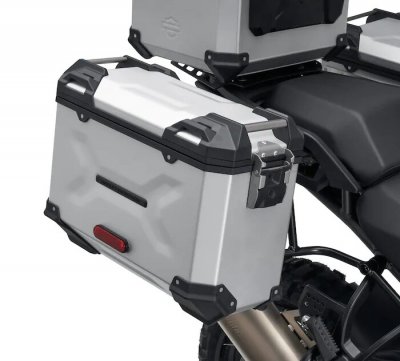 Pan America™ Aluminum Side Cases - Clear Anodized