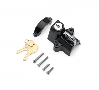 Universal Mount Helmet Lock Black