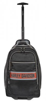 HD Trailblazer USB Charging Port Wheeling Backpack - Rust Vintage