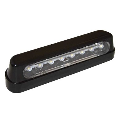 LED license plate light maywood, black. ECE appr.