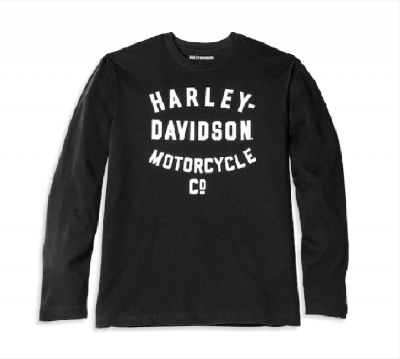 Men's Racer Font Motorcycle Co. Long Sleeve Graphic Tee