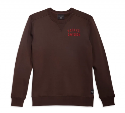 Men's Staple Embroidered Sweatshirt - Java