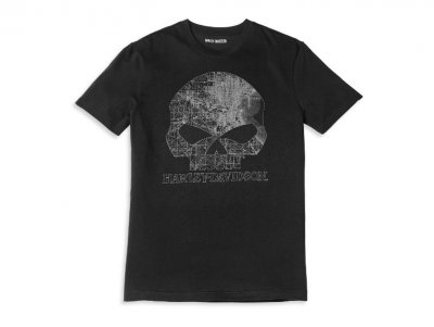 Men's Milwaukee Map Skull Graphic Tee
