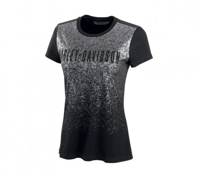 HD T-SHIRT METALLIC SVART