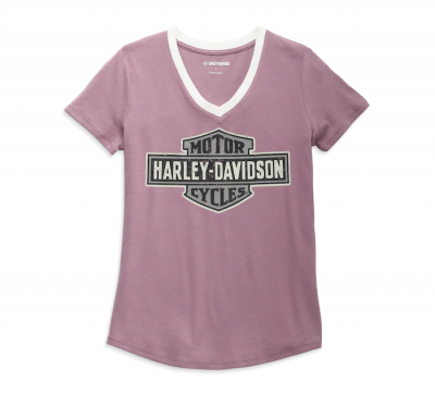 Dusky Orchid Women's Wrench Crew V-Neck Tee