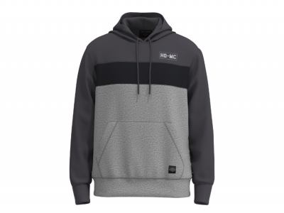 Men's colorblock hoodie, grey