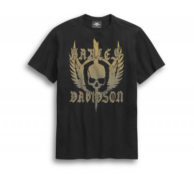 HD T-SHIRT SKULL WINGED