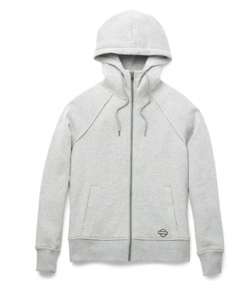 DAM-HOODIE LJUSGRÅ