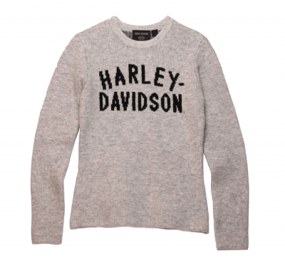 Women's Midwest Intarsia Sweater - Light Grey Heather