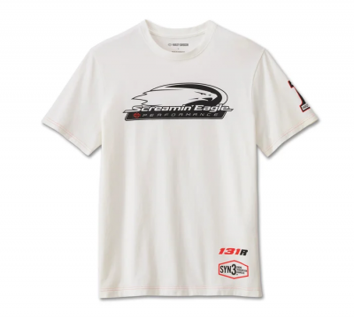 Men's Screamin' Eagle Short Sleeve Tee - Bright White