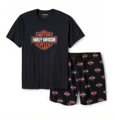 PAJAMA SET ,B&S-LOGGA, SHORTS