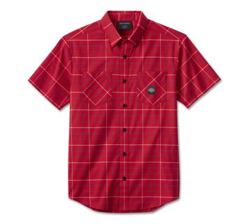 Harley-Davidson Shirt - Woven, Red Plaid