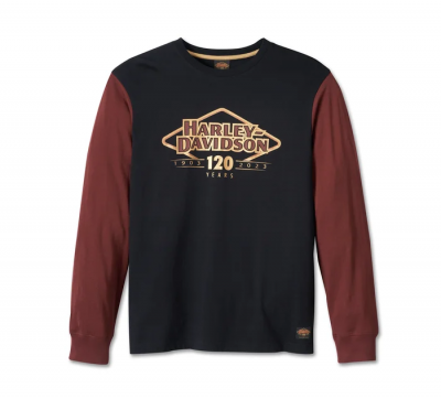 Men's 120th Anniversary Colorblock Tee - Colorblocked - Black Beauty