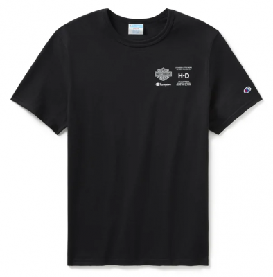 Champion x Harley-Davidson Fanatic Tee - Black & Silver Champion