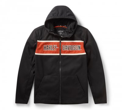 Men's H-D Trenton Deflector 2.0 Hooded Riding Fleece
