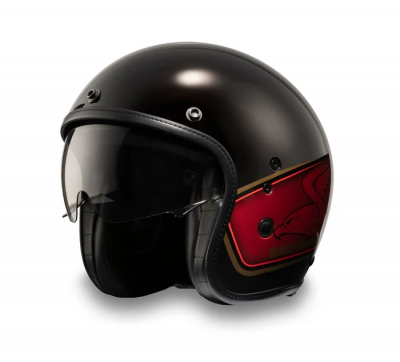 120th Anniversary Eagle H-D X14 SUN SHIELD 3/4 HELMET