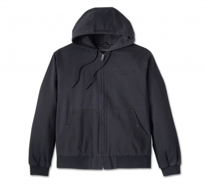 Bar & Shield Workwear Hooded Jacket - Harley Black
