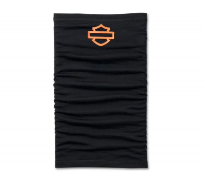 Bar & Shield Merino Neck Gaiter - Harley Black