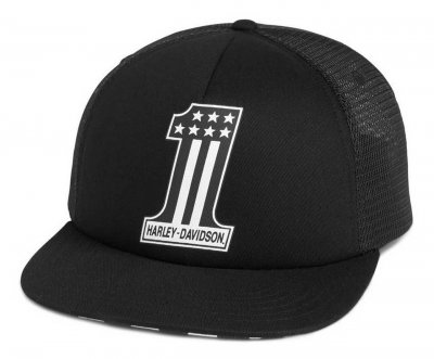 Harley-Davidson® Men's Mini #1 Skull Snapback Baseball Cap
