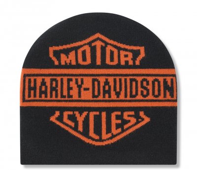 Men's H-D Essential Colorblock Beanie - Harley Black