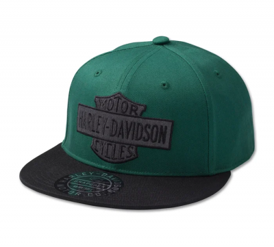 Bar & Shield Snapback Cap - Bistro Green