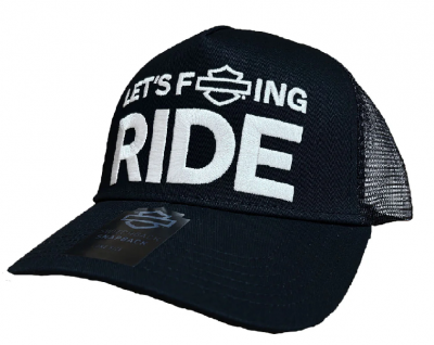Harley-Davidson Let's F*ing Ride Essential Snapback Trucker Hat