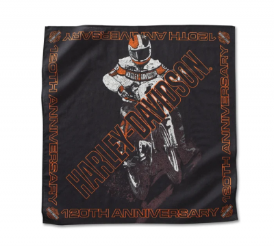 120th Anniversary Racing Bandana - Black