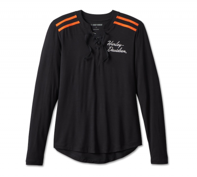 Women's Iconic Laced Front Henley