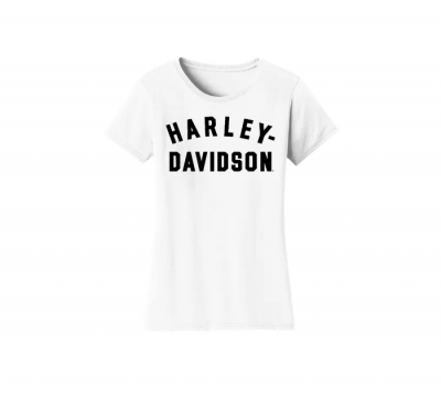 Women's Forever Racer Font Tee - Bright White