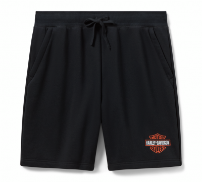 Harley-Davidson Shorts Essential Bar & Shield Fleece black