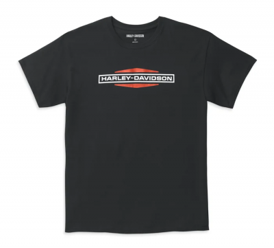 Men's Stacked Logo Tee - Black Beauty
