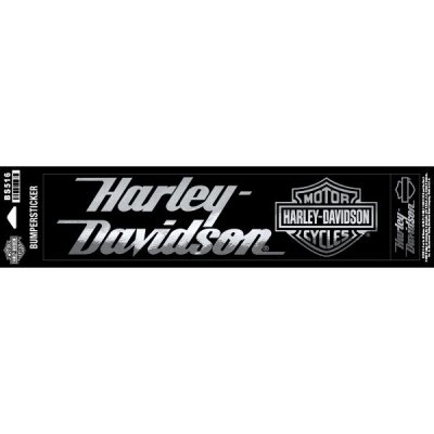 HD BUMPERSTICKER CHROME LG & SM