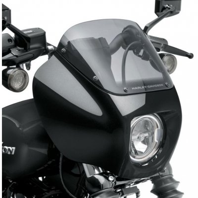 Vivid Black Softail Quarter Fairing