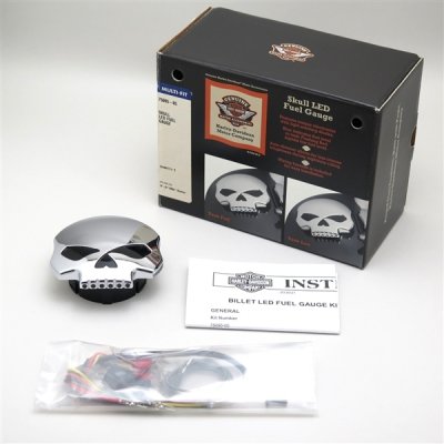 Harley-Davidson Skull Led Fuel Gauge