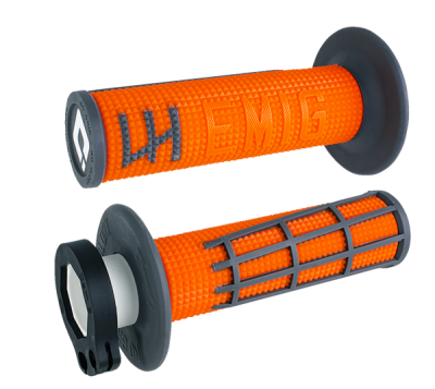 Emig 2.0 Lock-On Grips Orange/Graphite
