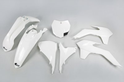 UFO Plastkit KTM SX/SXF 2013-15 Vit
