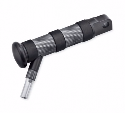 DIAMOND BLACK FOOTPEGS WITH STYLED WEAR PEG