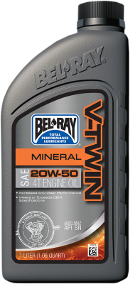 Bel-Ray Mineral Motorolja V-Twin 20W-50 1L