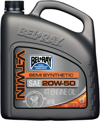 Bel-Ray Semi-Syntetisk Motorolja V-Twin 20W-50 4L