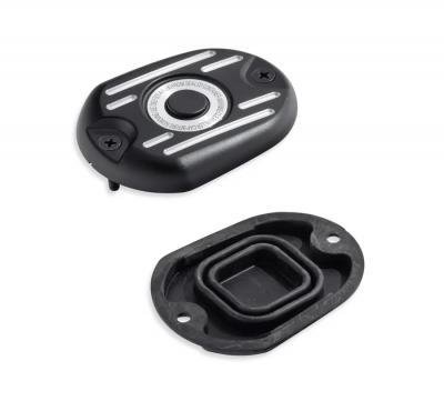 Harley-Davidson Edge Cut Master Cylinder Cover - Edge Cut