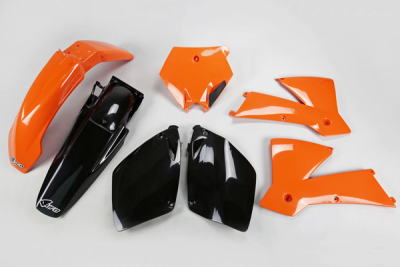 UFO Plastkit KTM SX 2003 Svart/Orange