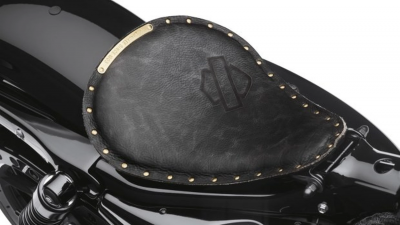 Bobber Leather Solo Saddle -Black