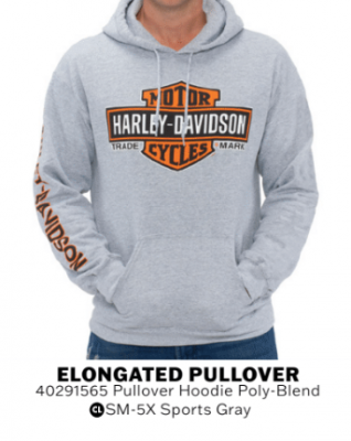Harley-Davidson Elongated Hoodie
