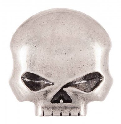 Harley-Davidson® Skull Rider Belt Buckle, Antique Nickel Finish