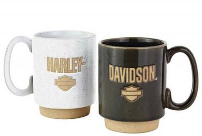 Harley-Davidson® Stackable Bar & Shield® Logo Ceramic Mug Set | Set of Two