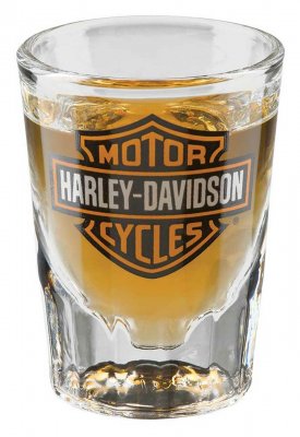 Harley-Davidson® Core Bar & Shield Logo Shot Glass, 60ML