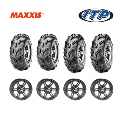 Maxxis Zilla 26" Däck på ITP SS212 Aluminiumfälg