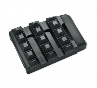 DOMINION BRAKE PEDAL PADS - BLACK