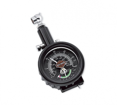Compact Tire Gauge and Tread Depth Indicator