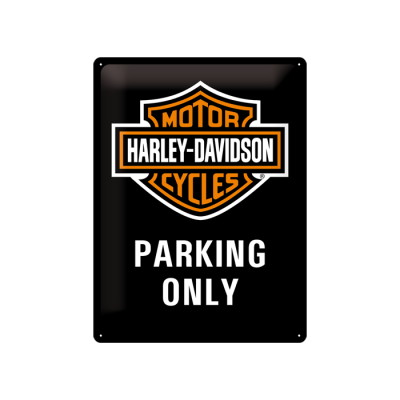 Harley-Davidson Parking only Skylt 20x30